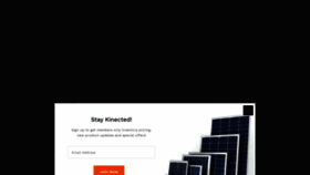 What Kinectsolar.com website looked like in 2019 (4 years ago)