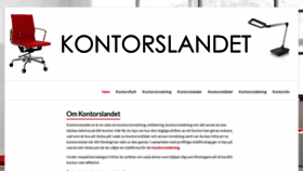 What Kontorslandet.se website looked like in 2019 (4 years ago)