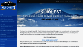 What Kiliquests.com website looked like in 2019 (4 years ago)