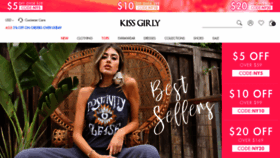 What Kissgirly.com website looked like in 2019 (4 years ago)