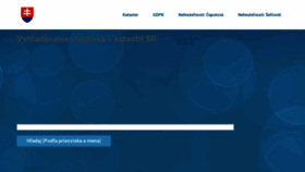 What Kataster-vlastnik.com website looked like in 2019 (4 years ago)