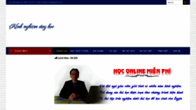 What Kinhnghiemdayhoc.net website looked like in 2019 (4 years ago)