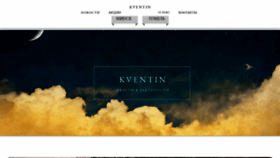 What Kventin.by website looked like in 2019 (4 years ago)