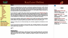 What Keylessonline.com website looked like in 2019 (4 years ago)