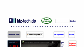 What Kfz-tech.de website looked like in 2019 (4 years ago)
