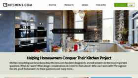 What Kitchens.com website looked like in 2019 (4 years ago)