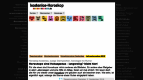 What Kostenlos-horoskop.de website looked like in 2019 (4 years ago)
