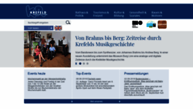 What Krefeld.de website looked like in 2019 (4 years ago)