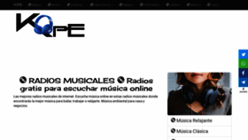 What Kope.es website looked like in 2019 (4 years ago)