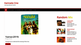 What Kannadacine.com website looked like in 2019 (4 years ago)