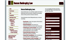 What Kansasbankruptcylaw.com website looked like in 2019 (4 years ago)