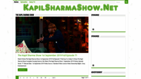 What Kapilsharmashow.net website looked like in 2019 (4 years ago)