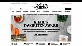 What Kiehls.de website looked like in 2019 (4 years ago)