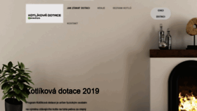 What Kotlicek.cz website looked like in 2019 (4 years ago)