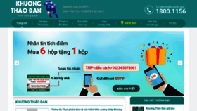 What Khuongthaodan.com website looked like in 2019 (4 years ago)