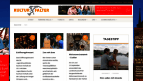 What Kulturfalter.de website looked like in 2019 (4 years ago)