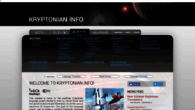 What Kryptonian.info website looked like in 2019 (4 years ago)