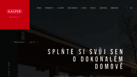What Kaspercz.cz website looked like in 2019 (4 years ago)
