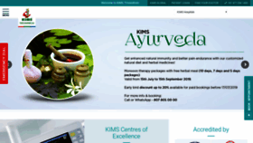 What Kimstrivandrum.com website looked like in 2019 (4 years ago)
