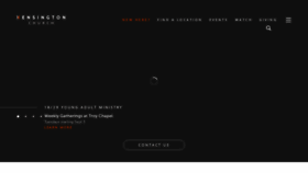 What Kensingtonchurch.org website looked like in 2019 (4 years ago)
