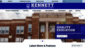 What Kcsd.org website looked like in 2019 (4 years ago)