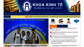 What Kinhte.hou.edu.vn website looked like in 2019 (4 years ago)