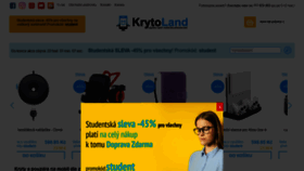 What Krytoland.cz website looked like in 2019 (4 years ago)