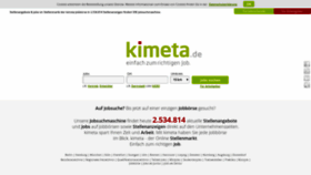 What Kimeta.de website looked like in 2019 (4 years ago)