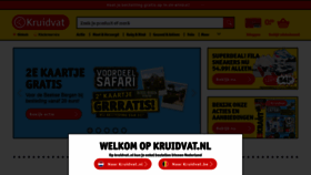 What Kruidvat.nl website looked like in 2019 (4 years ago)