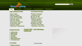 What Karaokingpinoy.com website looked like in 2019 (4 years ago)