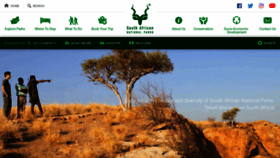What Krugernationalpark.org website looked like in 2019 (4 years ago)