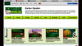 What Kartenspielen.de website looked like in 2019 (4 years ago)