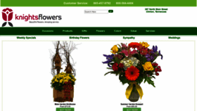 What Knightsflowers.com website looked like in 2019 (4 years ago)