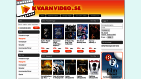 What Kvarnvideo.se website looked like in 2019 (4 years ago)