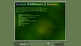 What Kswildflower.org website looked like in 2019 (4 years ago)