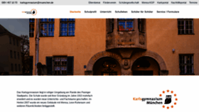 What Karlsgymnasium.org website looked like in 2019 (4 years ago)