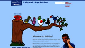 What Kidsline.org.nz website looked like in 2019 (4 years ago)