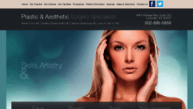 What Kyplasticsurgery.com website looked like in 2019 (4 years ago)