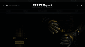 What Keepersport.net website looked like in 2019 (4 years ago)