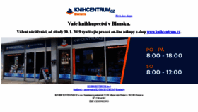What Knihcentrum-blansko.cz website looked like in 2019 (4 years ago)