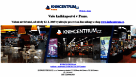What Knihcentrum-praha.cz website looked like in 2019 (4 years ago)