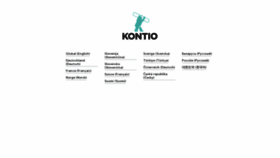 What Kontio.net website looked like in 2019 (4 years ago)