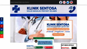 What Klinikutamasentosa.net website looked like in 2019 (4 years ago)