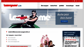 What Koeln.lasergame.de website looked like in 2019 (4 years ago)