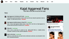 What Kajalaggarwalfan.in website looked like in 2019 (4 years ago)