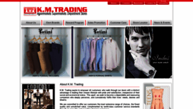 What Kmtrading.com website looked like in 2019 (4 years ago)
