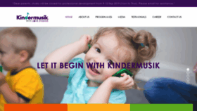 What Kindermusikwithlovestudios.com.sg website looked like in 2019 (4 years ago)
