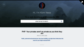 What Konrness.com website looked like in 2019 (4 years ago)