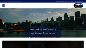 What Kentuckyauctioneers.org website looked like in 2019 (4 years ago)