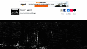 What Kristinwardauthor.com website looked like in 2019 (4 years ago)